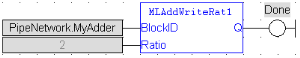 MLAddWriteRat1: FBD example